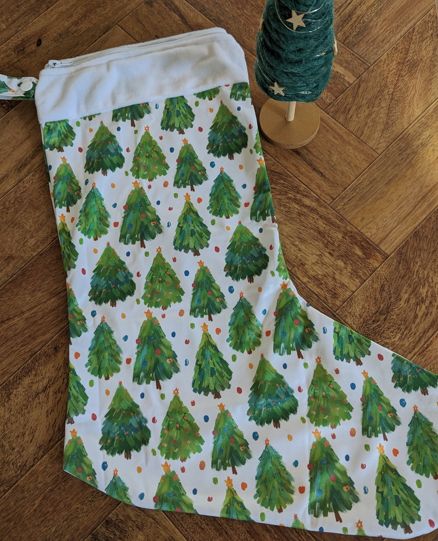 Trees Christmas Stocking Wetbag