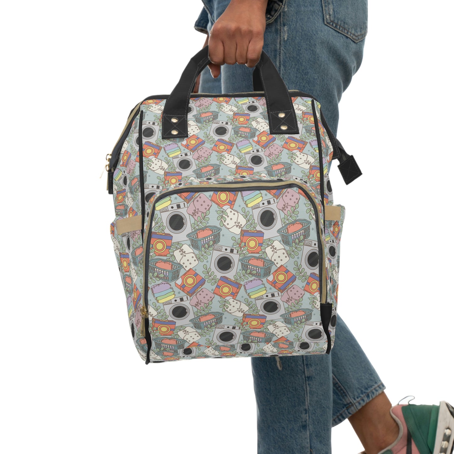Made to order - Cloth Laundry - Multifunctional Diaper Backpack