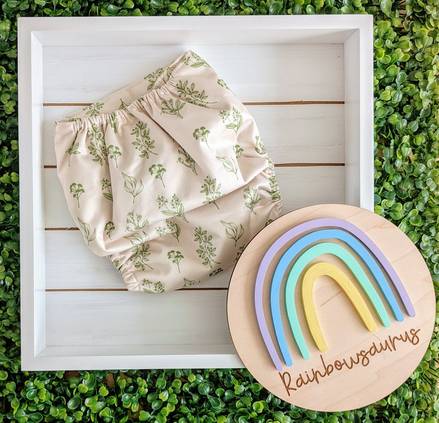 Rainbowsaurus - ECOsaurus Fit - Secret Garden - A Dash of Simple