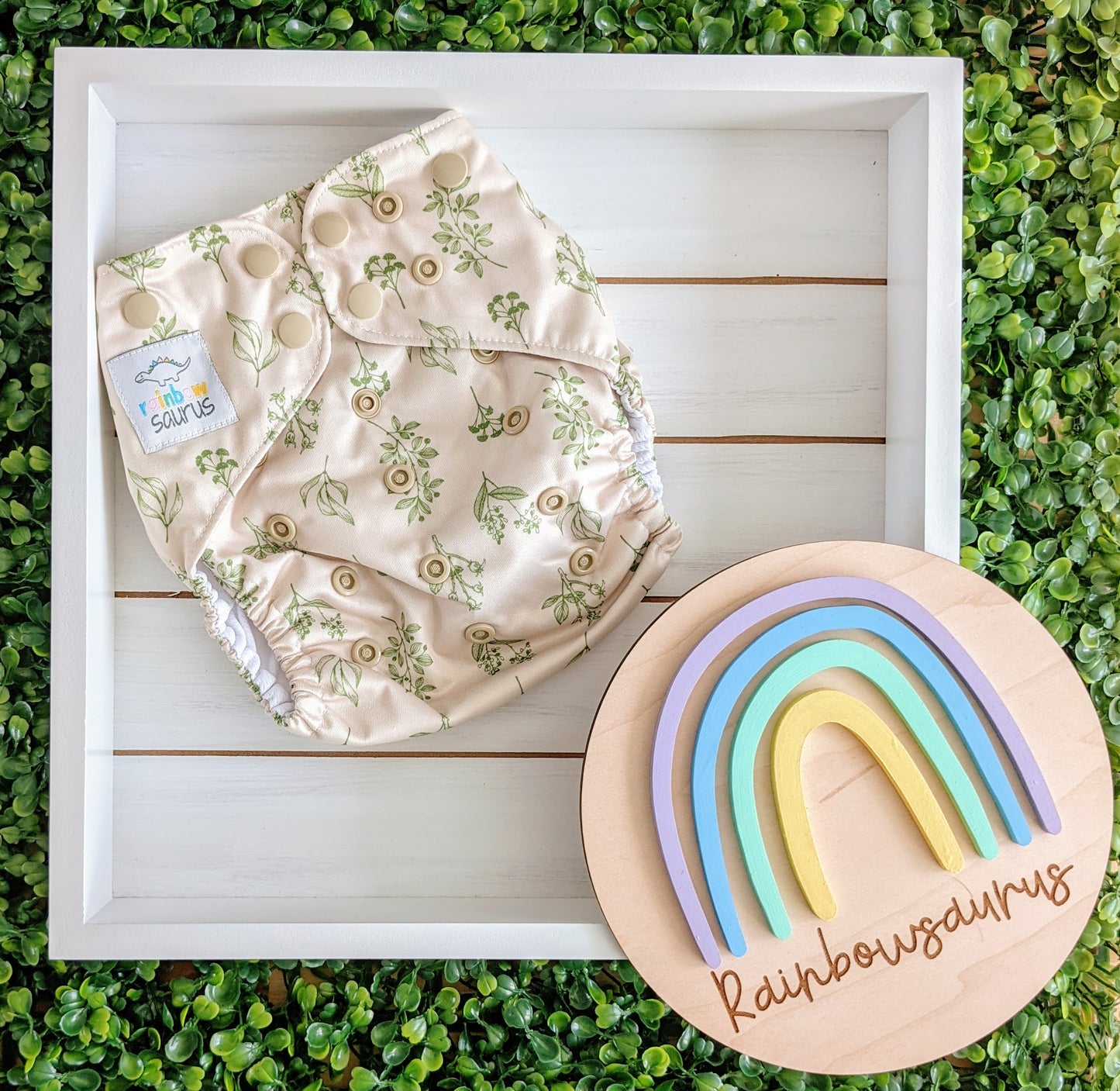 Rainbowsaurus - ECOsaurus Fit - Secret Garden - A Dash of Simple