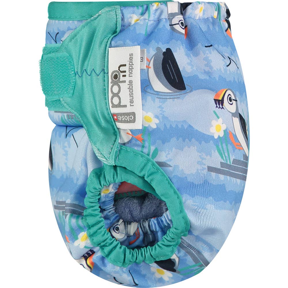 Close Pop-in Hook and Loop - Blue Puffin