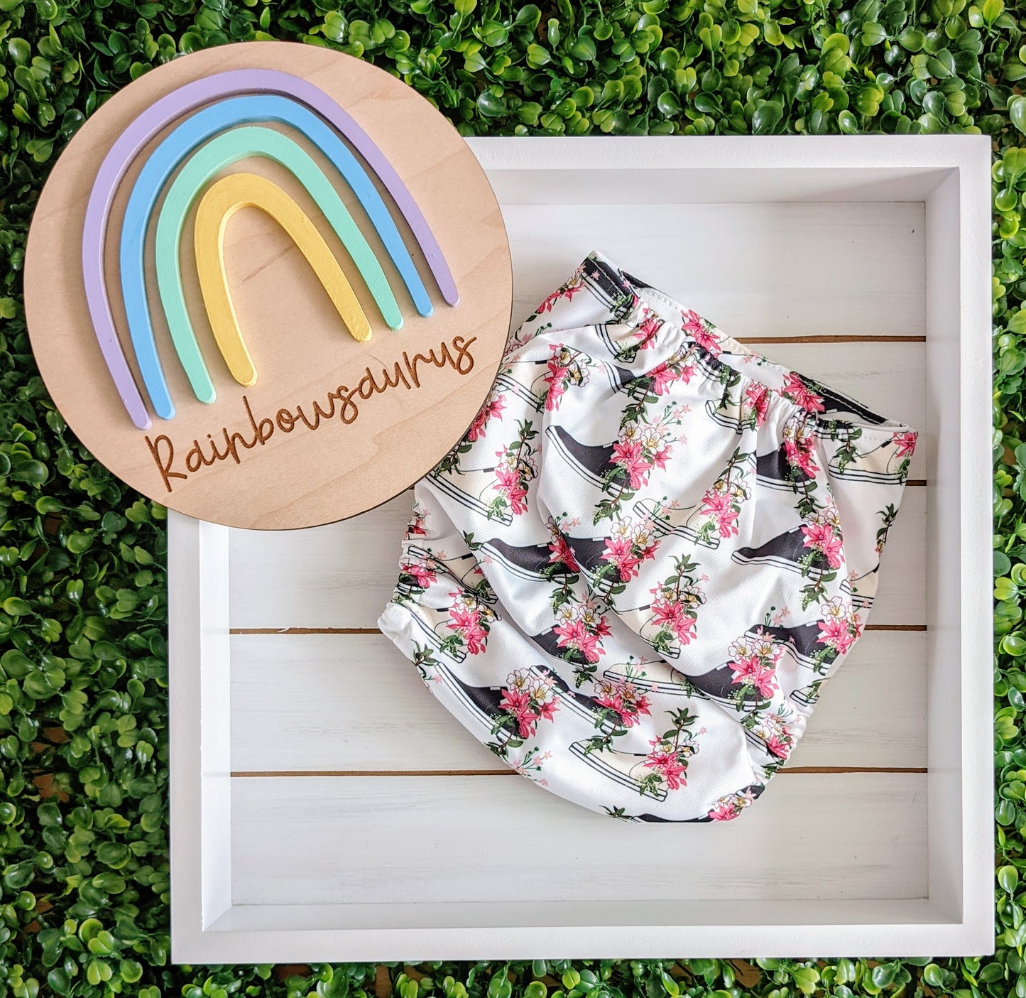 Rainbowsaurus - ECOsaurus Fit - Secret Garden - Good Converse-ation