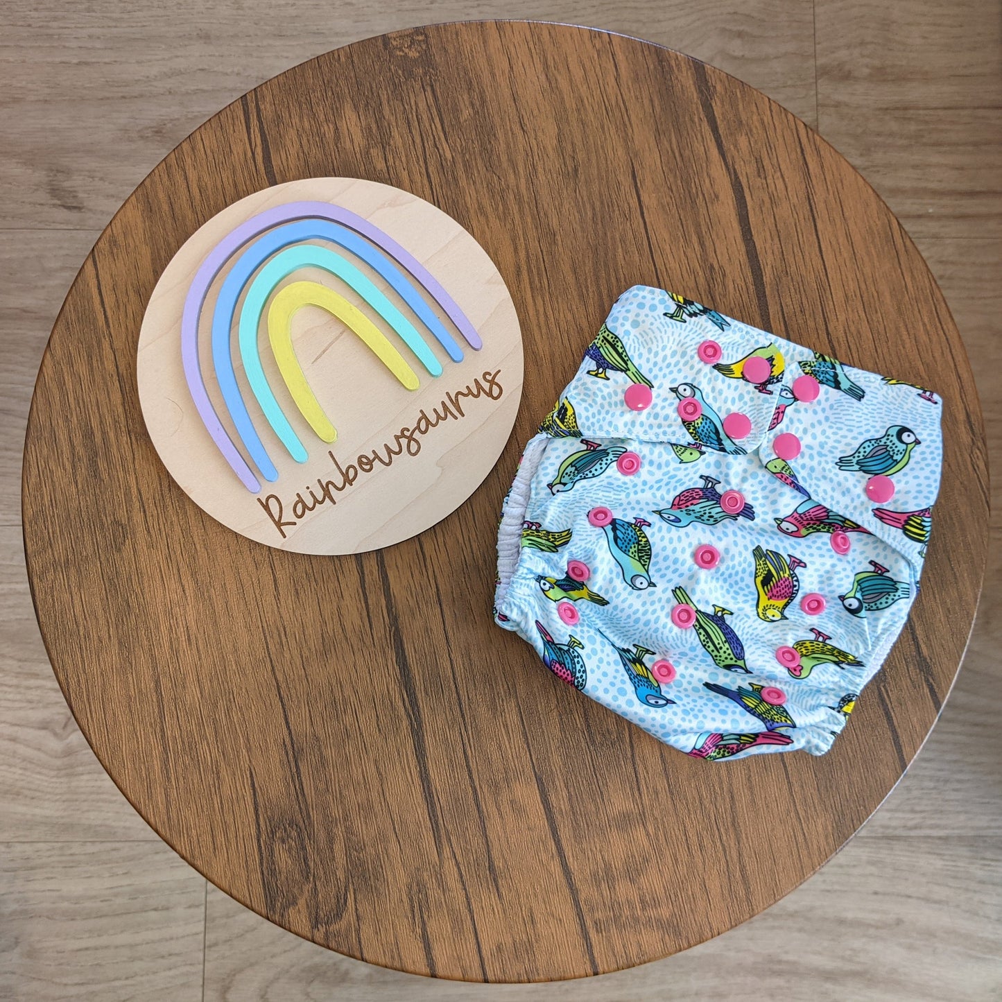 Rainbowsaurus - pTRIModactyl Fit - Brights V2 - Absurd Birds