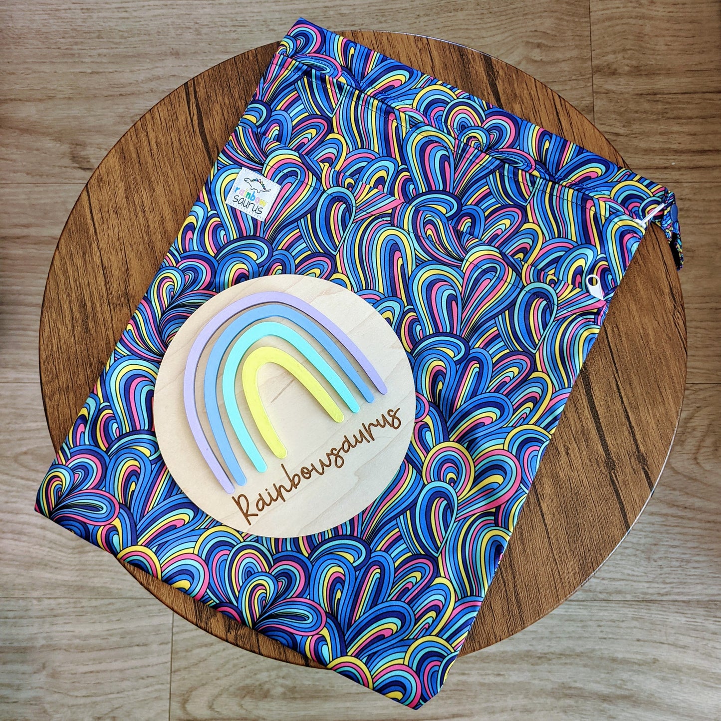 Rainbowsaurus Wetbags - Spiffy Swirls