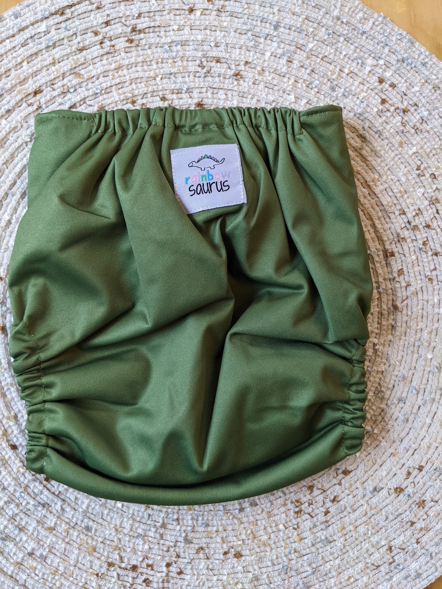 Rainbowsaurus - ECOsaurus Fit - True Colors - Forest Green