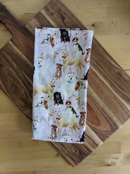BOOSTER - Flour Sack Towels - Time to Paw-ty!
