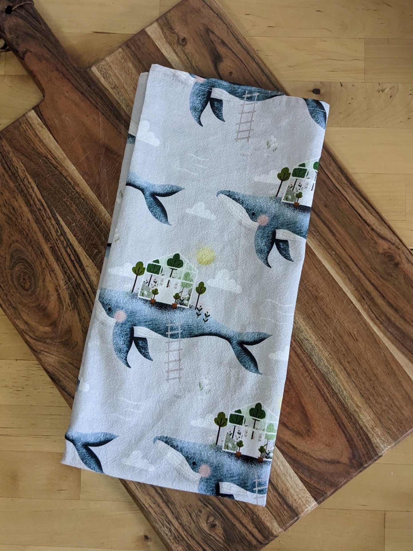 BOOSTER - Flour Sack Towels - Whalecome!
