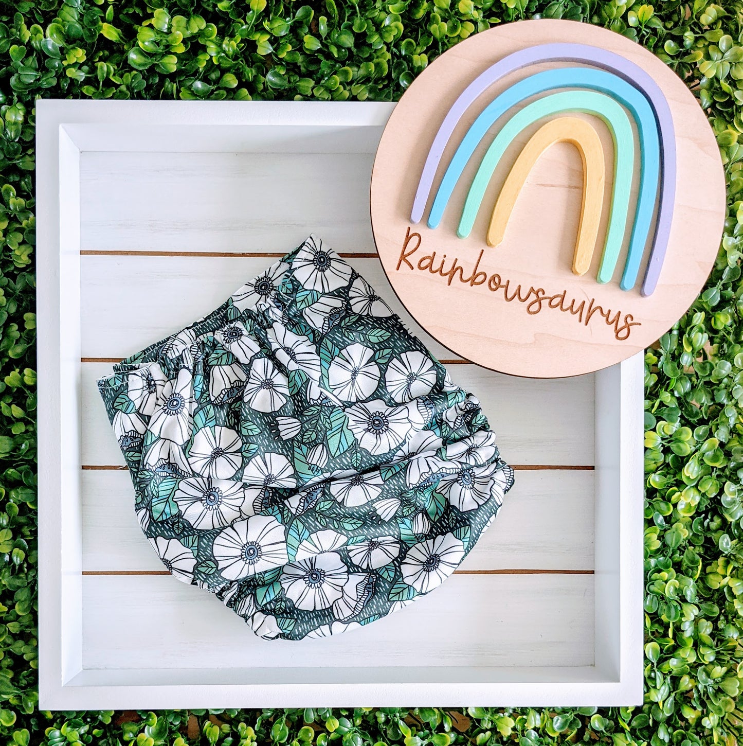 Rainbowsaurus - ECOsaurus Fit - Secret Garden - Rain Flowers