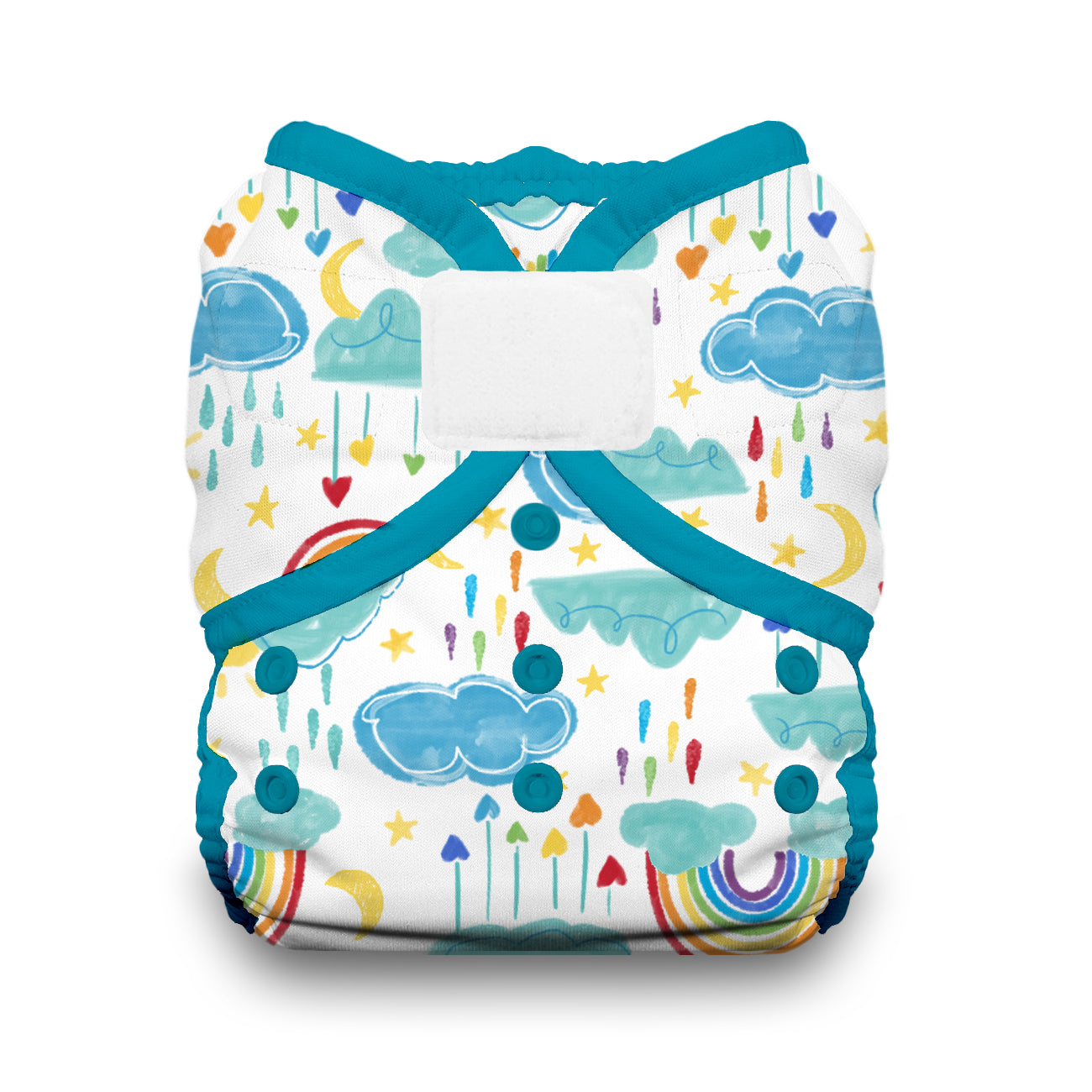Thirsties Duo Wrap Hook & Loop - Rainbow