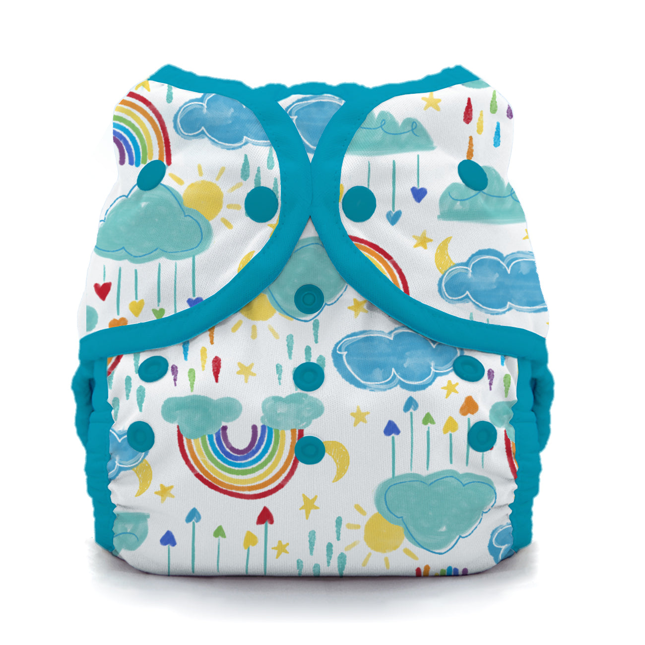 Thirsties Snap Duo Wrap - Rainbow
