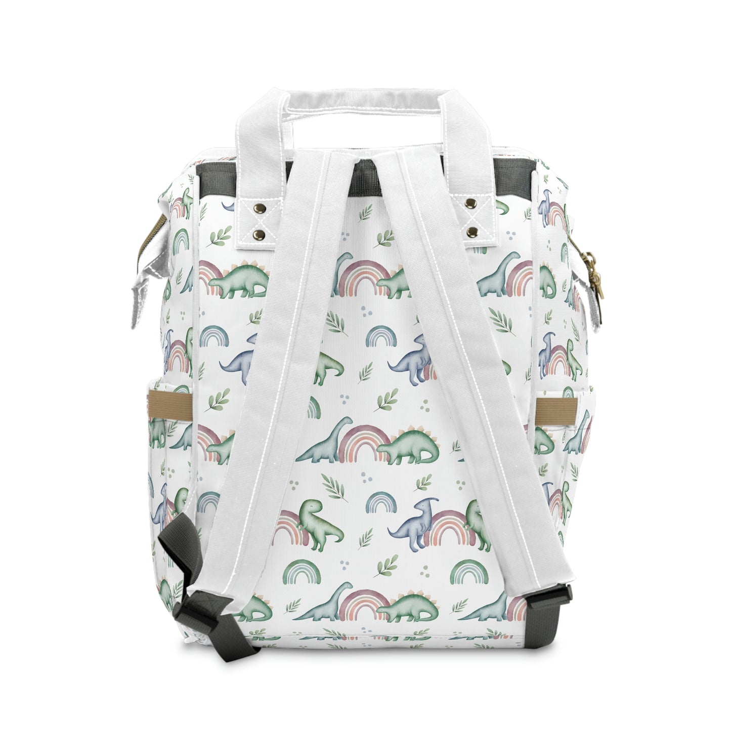Made to Order - Rainbows and Dinos - Multifunctional Diaper Backpack
