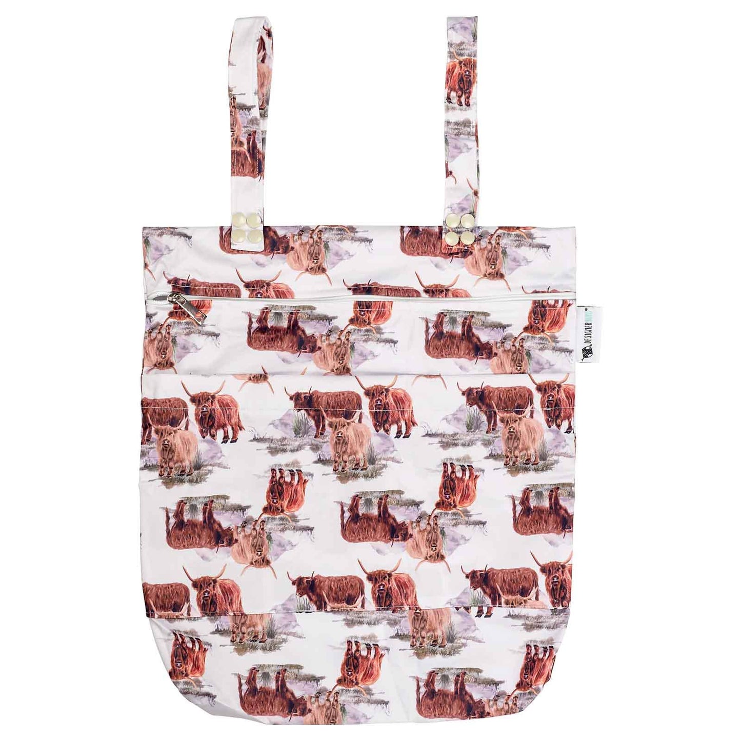 Designer Bums - Highland Cows Wet Bag