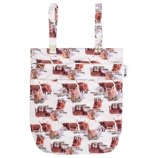 Designer Bums - Highland Cows Wet Bag
