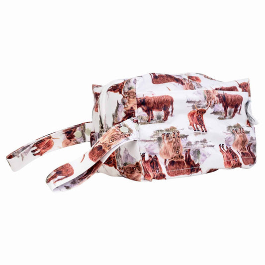 Designer Bums - Highland Cows Travel Wet Bag