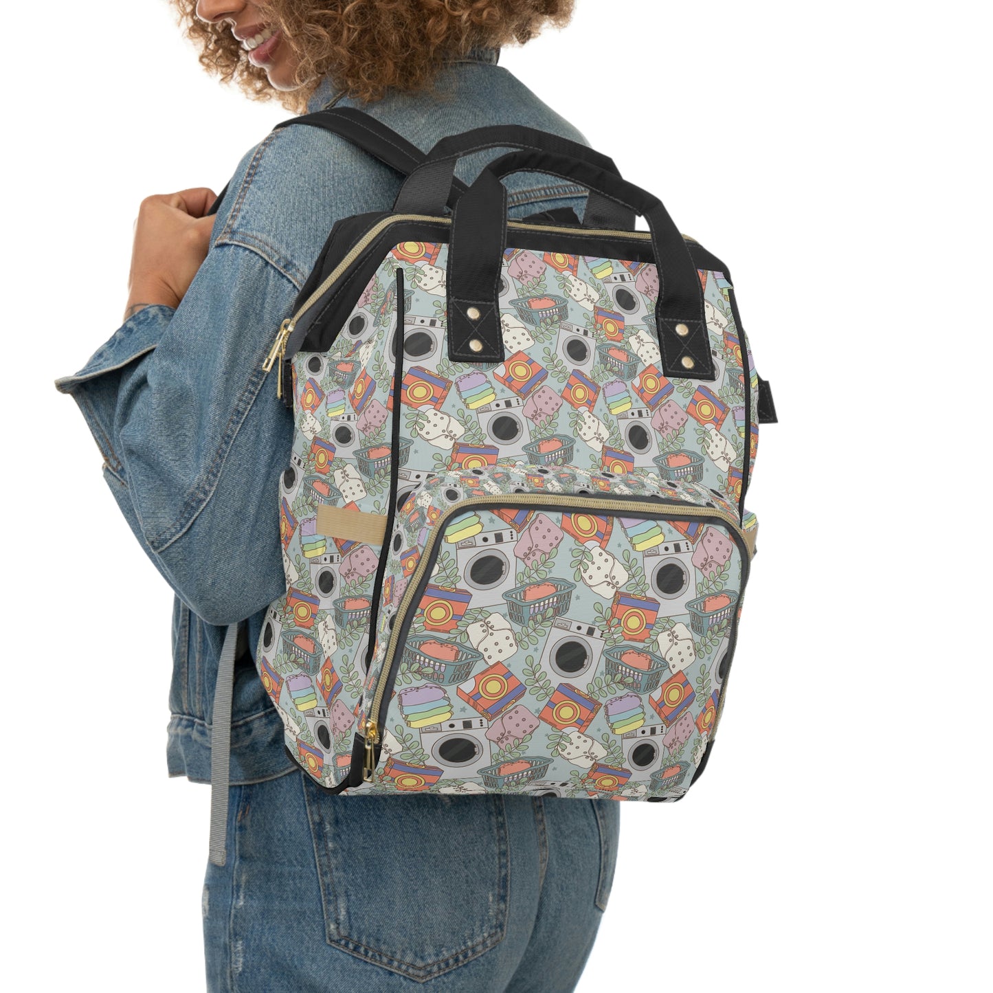 Made to order - Cloth Laundry - Multifunctional Diaper Backpack