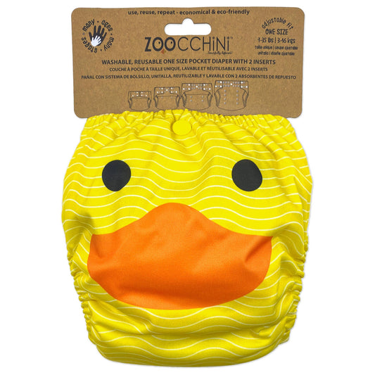 Zoochini Cloth Diaper - Duck