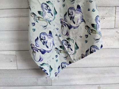 BOOSTER - Flour Sack Towels - Mermaid and Seahorse