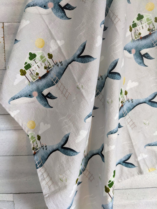BOOSTER - Flour Sack Towels - Whalecome!