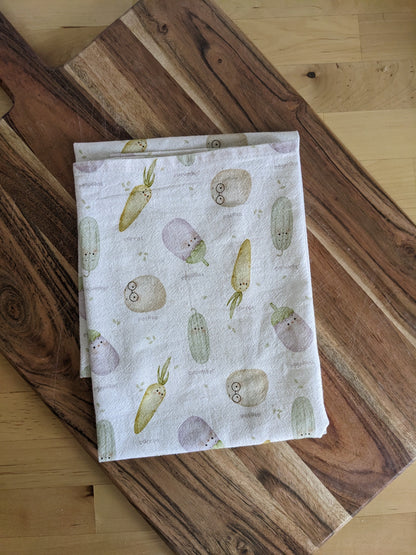 BOOSTER - Flour Sack Towels - Shy Vegetables