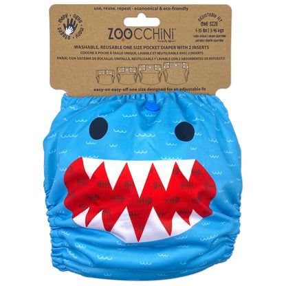Zoochini Cloth Diaper - Shark
