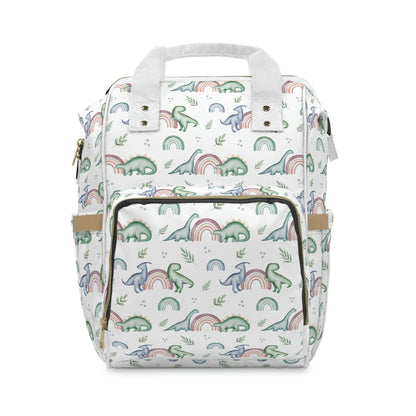 Made to Order - Rainbows and Dinos - Multifunctional Diaper Backpack
