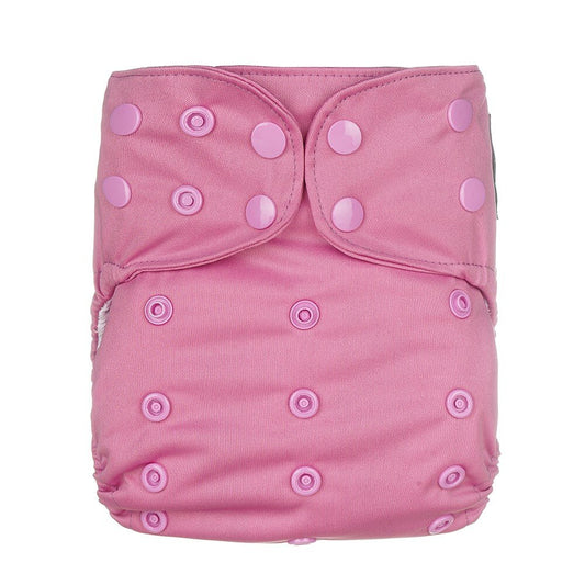 Rig n Gig - Solid Pocket Diaper - Rose Pink